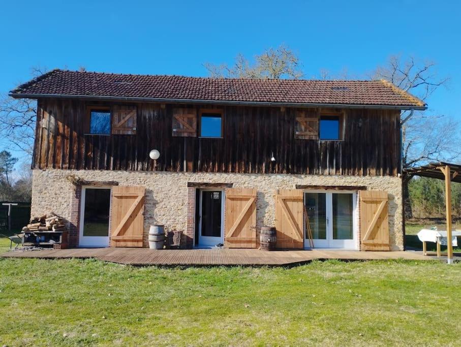 Ancienne Grange Landaise Villa Brocas Exterior photo